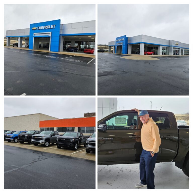 Used car dealership highlighting the dealership’s exterior and available inventory. A happy customer purchasing a used car from the dealer. Turbocharge Marketing Solutions (TMS) Indianapolis, IN 46236 (618) 694-9248